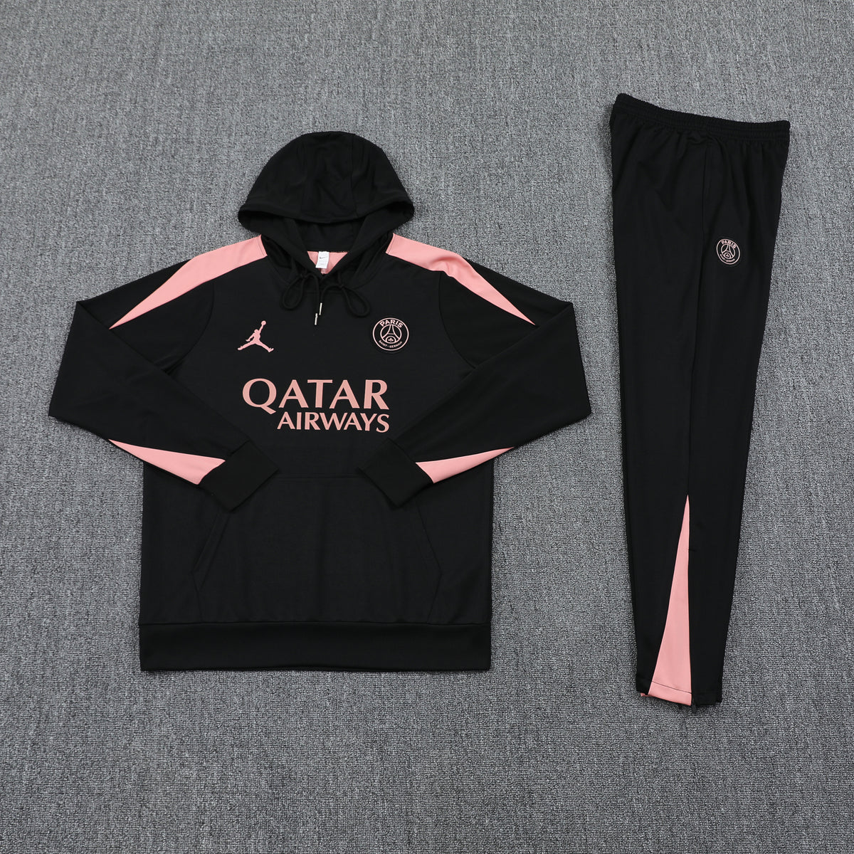 Ensemble Sweat capuche PSG Jordan 2024 2025 noir