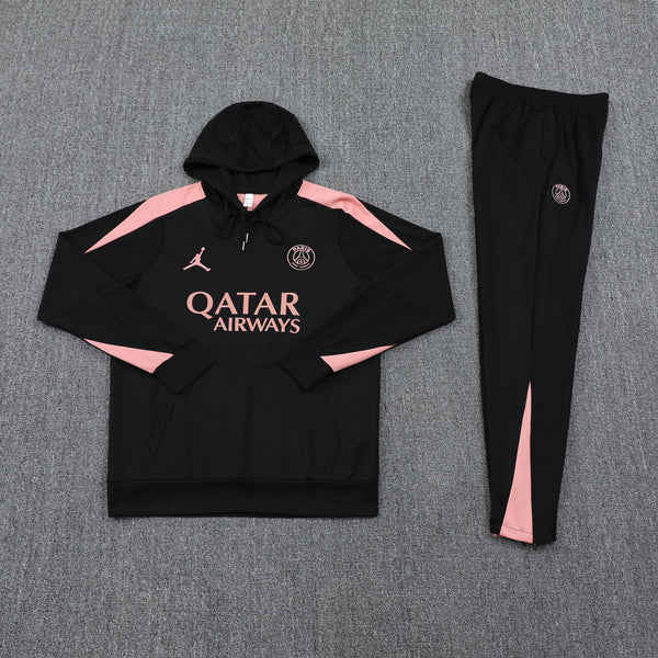 Ensemble Sweat capuche PSG Jordan 2024 2025 noir