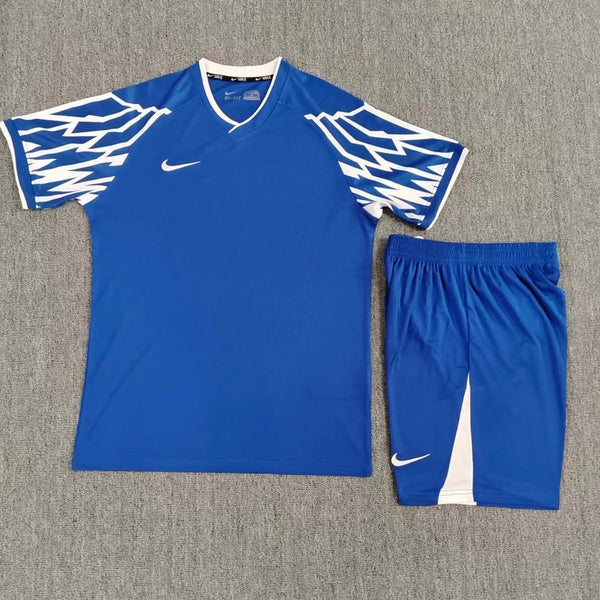 Ensemble match Nike bleu