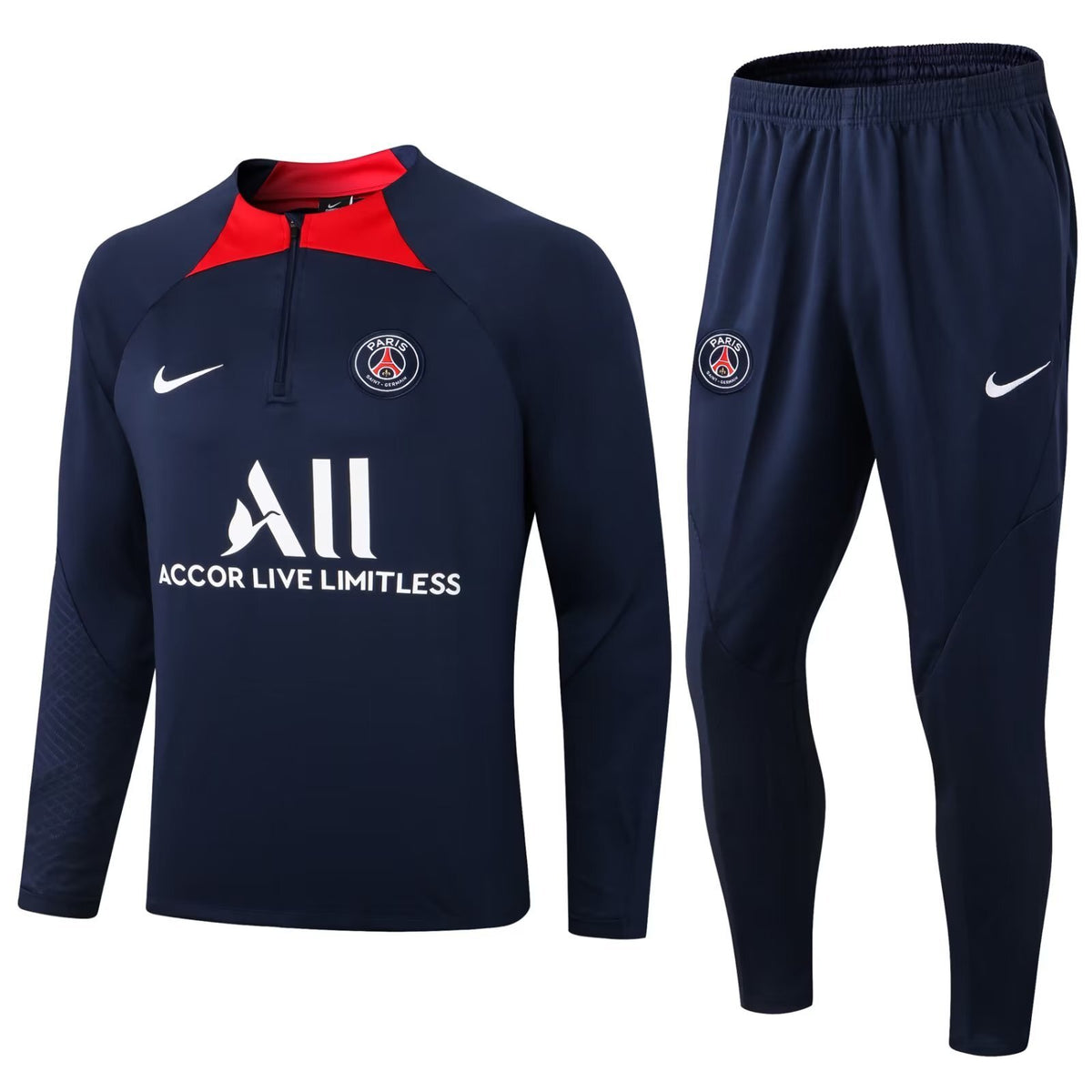 Training sweet PSG 2025 - 2026 Bleu et Rouge