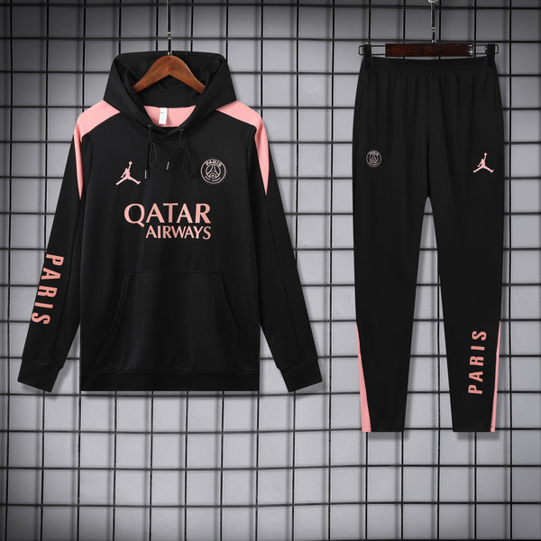 Ensemble Sweat capuche PSG Jordan 2024 2025 noir