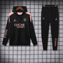 Ensemble Sweat capuche PSG Jordan 2024 2025 noir