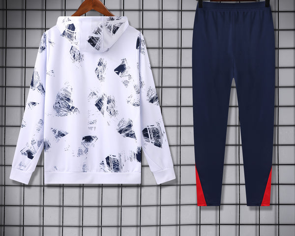 Ensemble Sweat capuche PSG 24-25 camouflage blanc