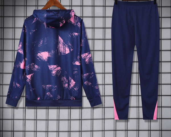 Ensemble Sweat capuche PSG Jordan 2024 2025 Blue