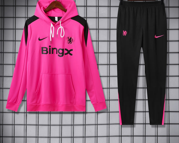 Ensemble Sweat capuche Chelsea 2024 2025 rose