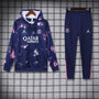 Ensemble Sweat capuche PSG Jordan 2024 2025 Blue