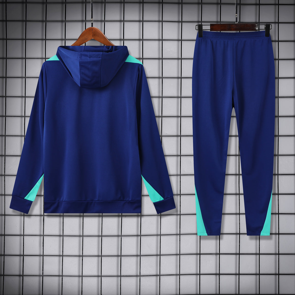 Ensemble Sweat capuche Brésil 2024 2025 bleu