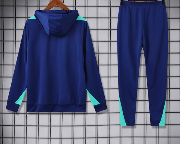 Ensemble Sweat capuche Brésil 2024 2025 bleu