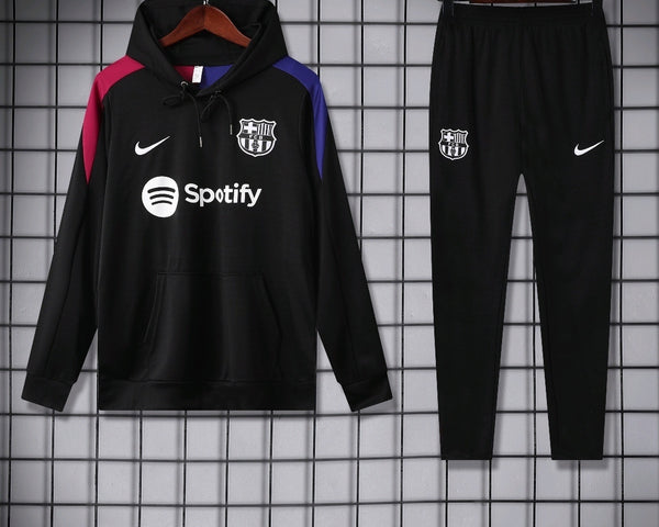 Ensemble Sweat capuche Barcelone 2024 2025 noir
