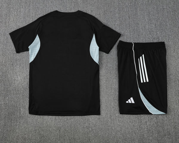 Ensemble Maillot Short Real Madrid 2025 2026 Noir Sombre