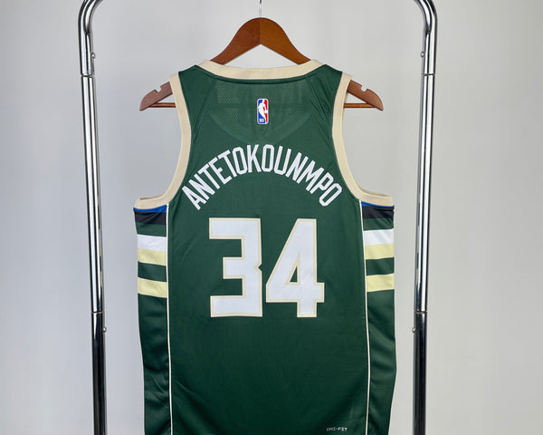 Nike 2022 Icon Edition Thanasis Antetokounmpo Milwaukee Bucks Swingman