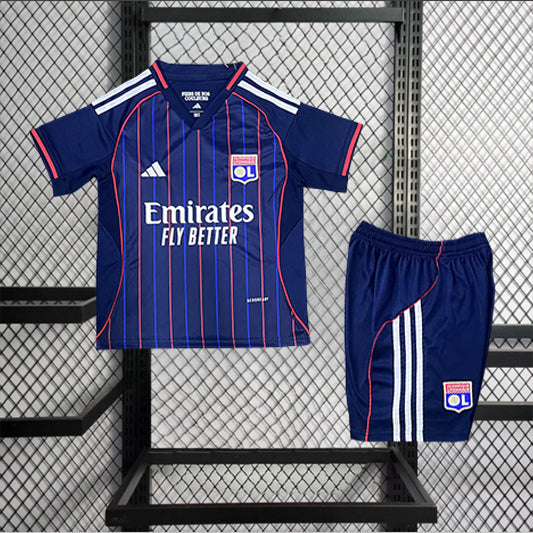 Lyon Maillot Extérieur 25/26 – Kit Enfant