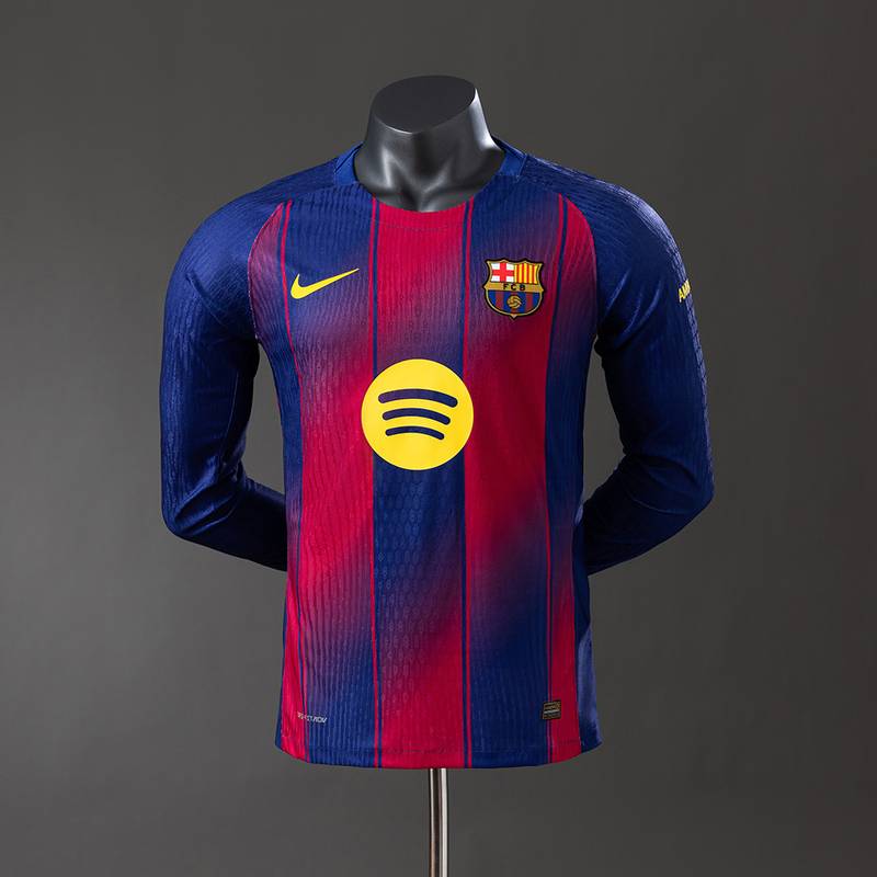 BARCELONA 25/26 HOME MANCHE LONGUE