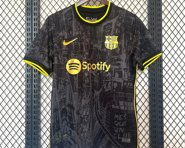 MAILLOT 24/25 BARCELONE SPÉCIAL Noir Jaune