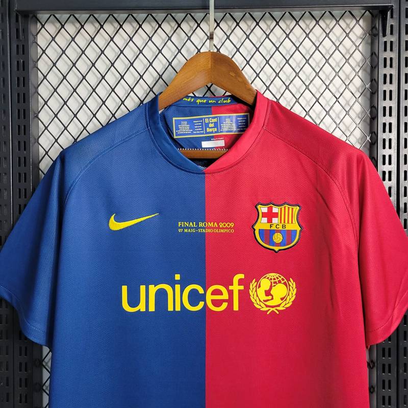 FC BARCELONE MAILLOT RÉTRO 2008 2009