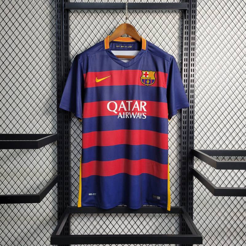 2015-2016 MAILLOT BARCELONE DOMICILE RÉTRO
