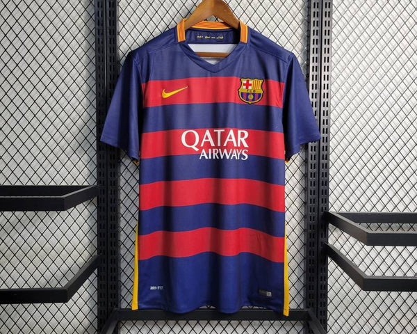 2015-2016 MAILLOT BARCELONE DOMICILE RÉTRO
