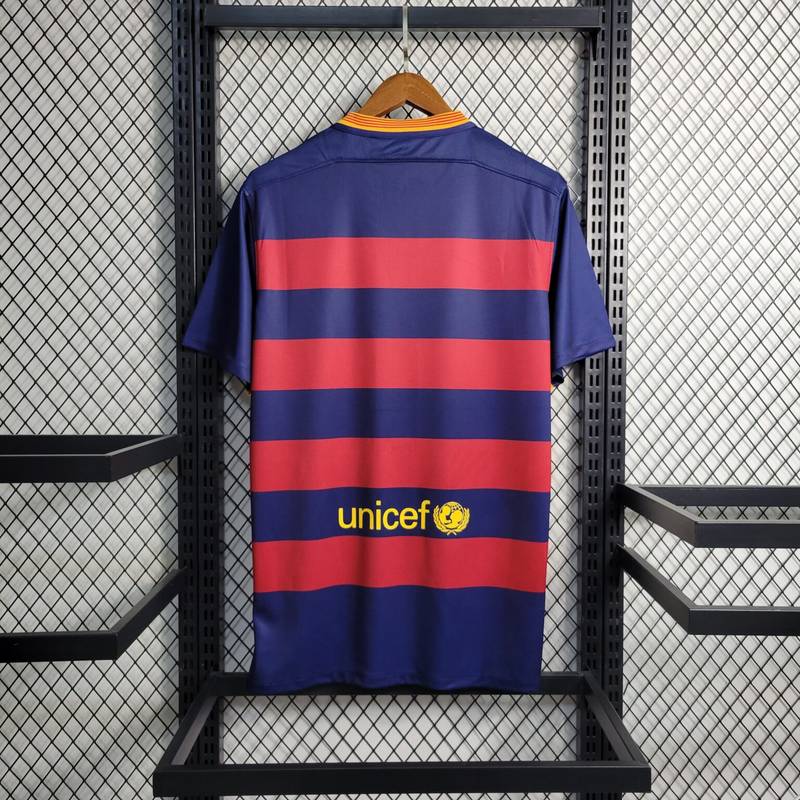 2015-2016 MAILLOT BARCELONE DOMICILE RÉTRO