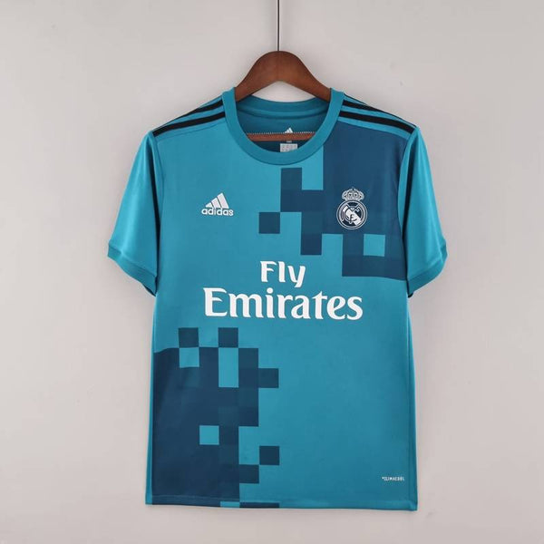 REAL MADRID 17-18 AWAY AUTHENTIC RETRO BLEU