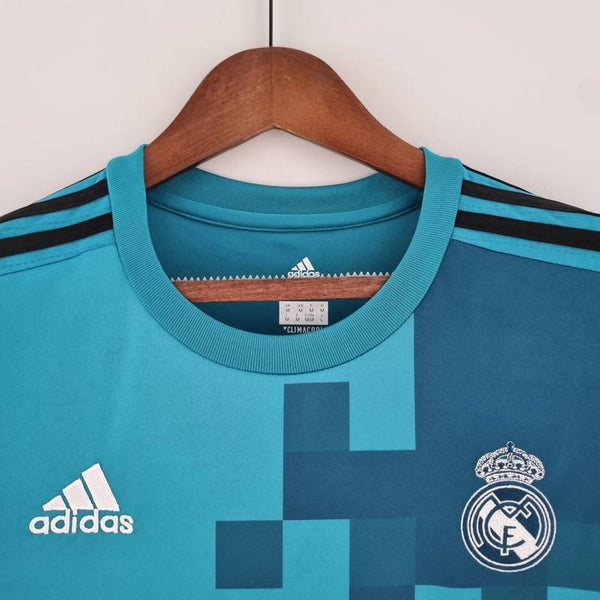 REAL MADRID 17-18 AWAY AUTHENTIC RETRO BLEU