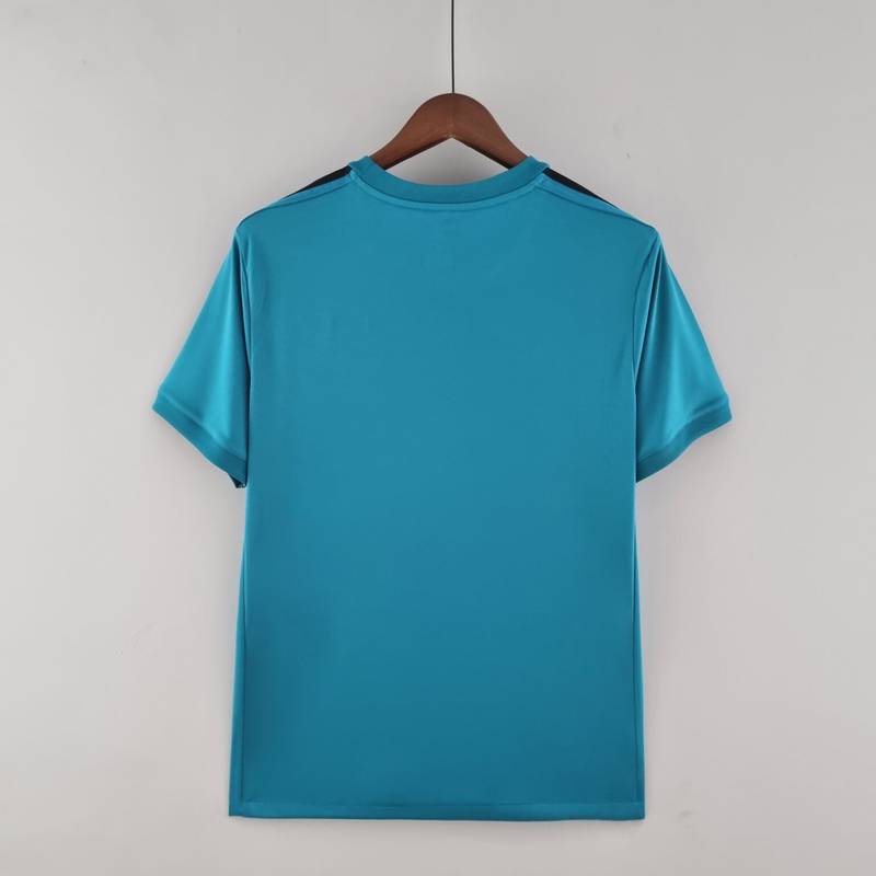 REAL MADRID 17-18 AWAY AUTHENTIC RETRO BLEU