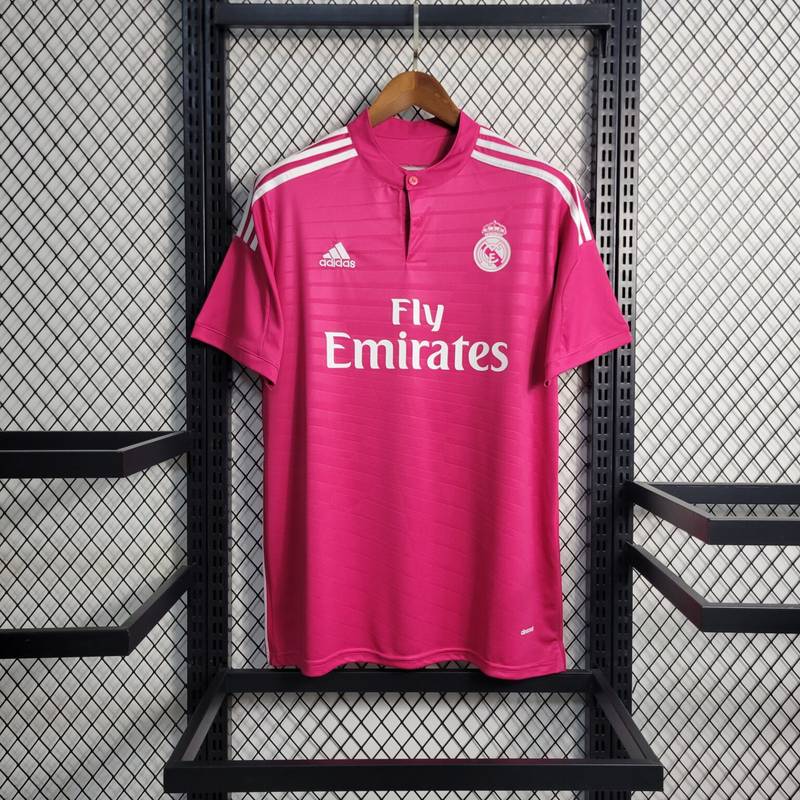 REAL MADRID AWAY 14/15 AUTHENTIC RETRO ROSE