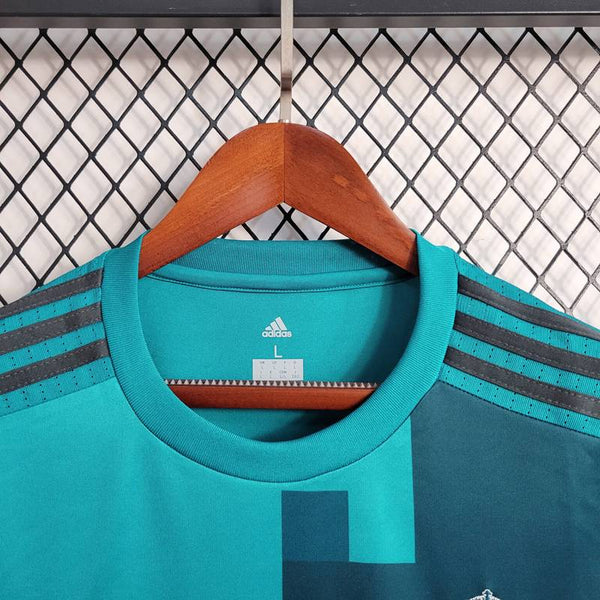 REAL MADRID 17-18 AWAY AUTHENTIC RETRO BLEU