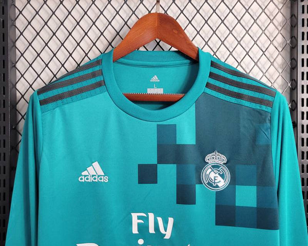 REAL MADRID 17-18 AWAY AUTHENTIC RETRO BLEU