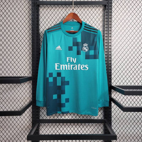 REAL MADRID 17-18 AWAY AUTHENTIC RETRO BLEU