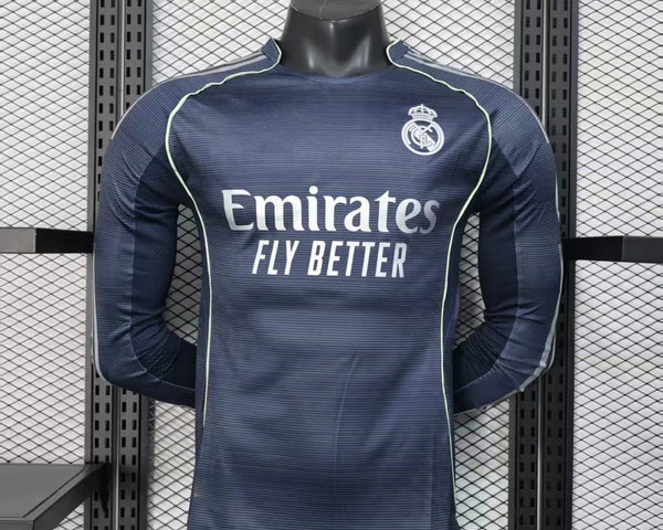 25/26 MAILLOT REAL MADRID EXTÉRIEUR PLAYER MANCHES LONGUES