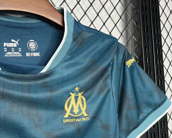 Kit Enfant Olympique Marseille 2024 2025 bleu