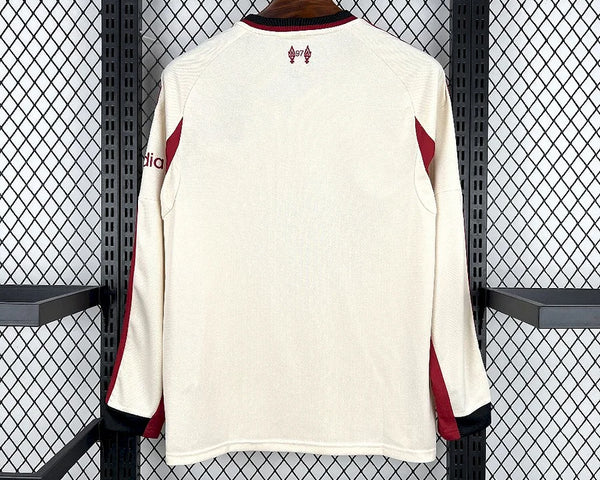 Maillot Foot Liverpool White 2025 2026 Manches Longues