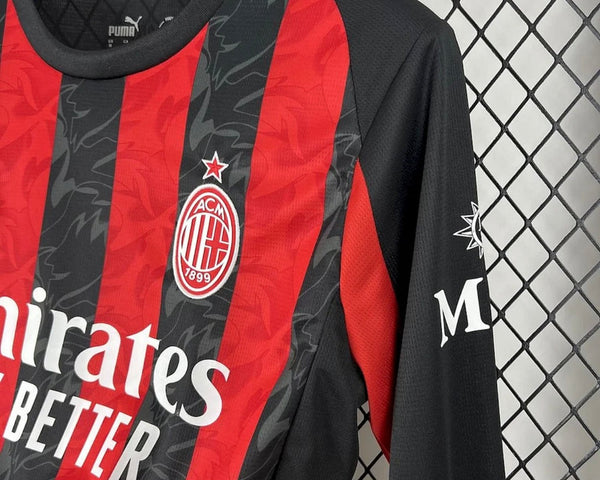 AC Milan 2025/26 Domicile à manches longues