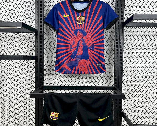 Kit Enfant FC Barcelone Anime One Piece