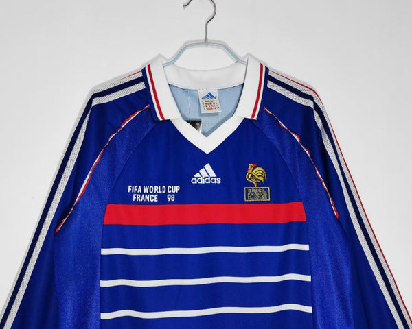 France 1998 Domicile à manches longues