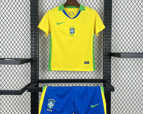 Brésil Kit Enfant Maillot Foot 2025 2026