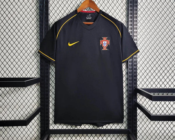 Portugal maillot foot Retro 2006 Domicile Ronaldo Noir