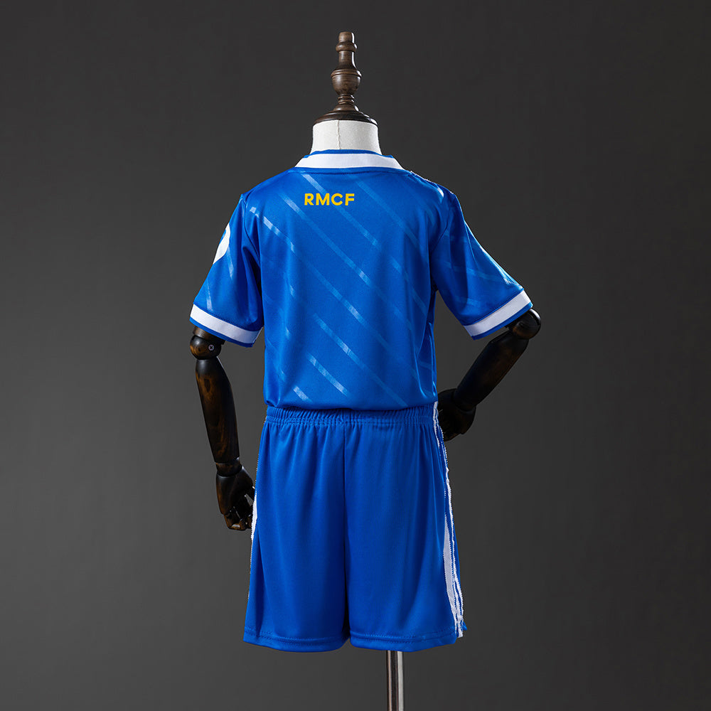 KIT ENFANT REAL MADRID 3ÈME MAILLOT BLEU 2025/26